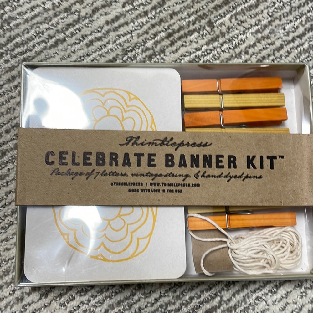 NEW Thimblepress “Celebrate” Banner Kit